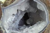 Crystal Filled Dugway Geode (Polished Half) #121703-1
